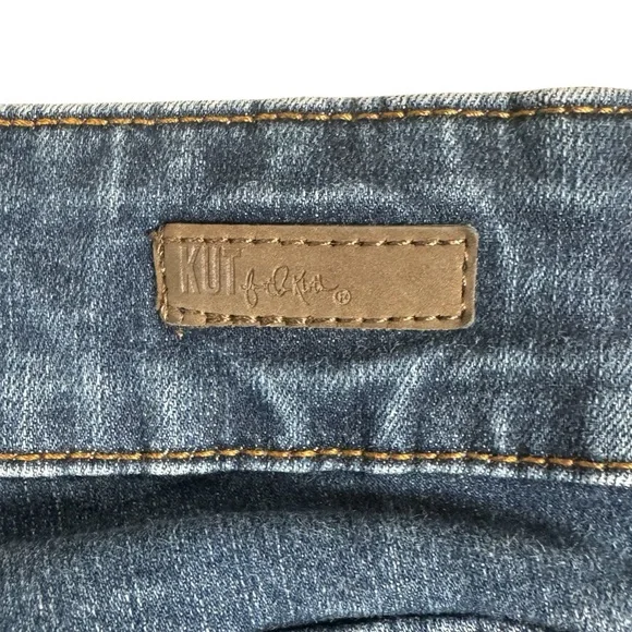 Kut From The Kloth Natalie High Rise Bootcut Blue Denim Jeans Women’s Size 12 - Picture 6 of 7
